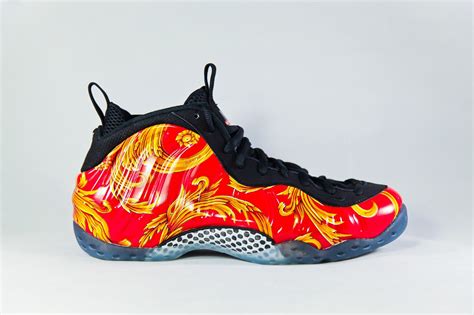 red versace foamposites